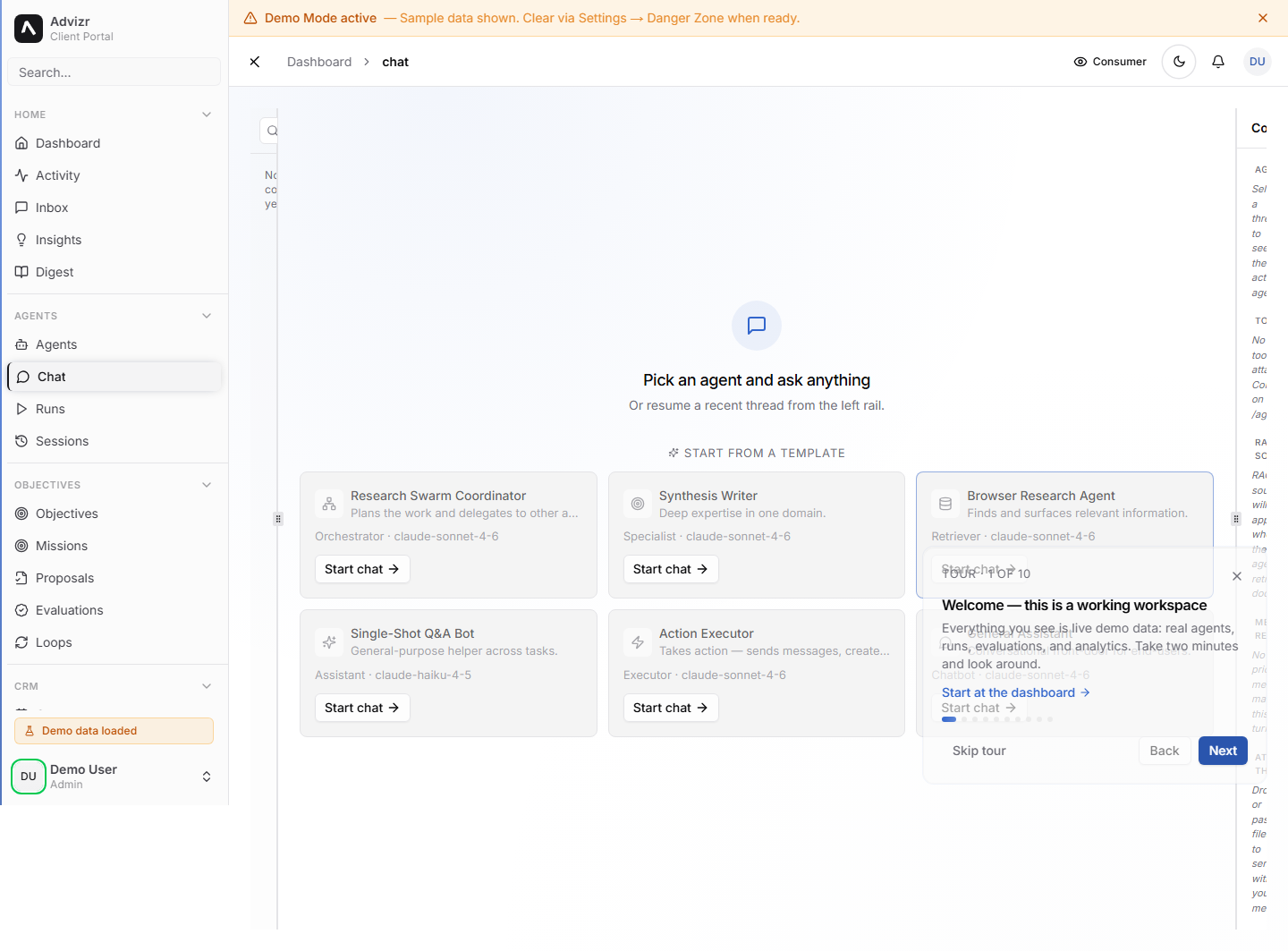 Chat interface